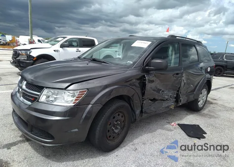 2018 Dodge Journey Se from USA, damaged, VIN 3C4PDCAB4JT296083